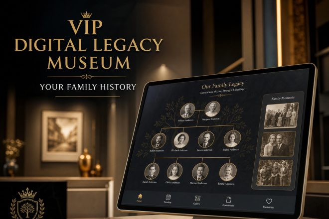 Digital Family Legacy Museum โ official product image